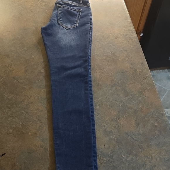 R1893 Blue Women's Skinny Jeans - Picture 2 of 7